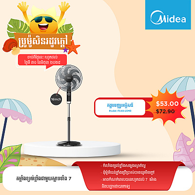 Midea Electric Fan (16) 